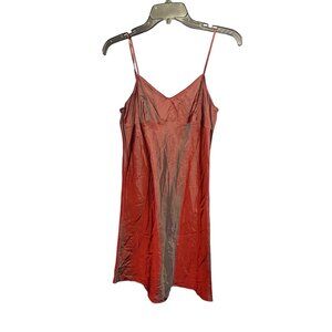 Y2K Gap Wine Red Slip Dress XS Adjustable Straps Nylon/Acetate Blend